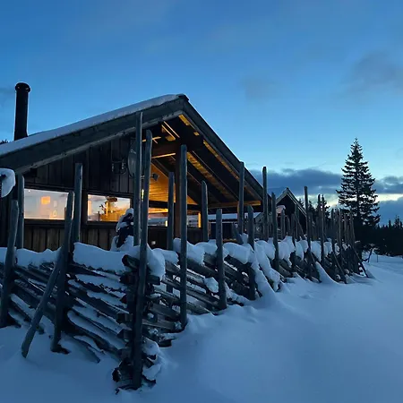 Modern Mountain In-out 2 Bathrooms 펜션 Sjusjøen