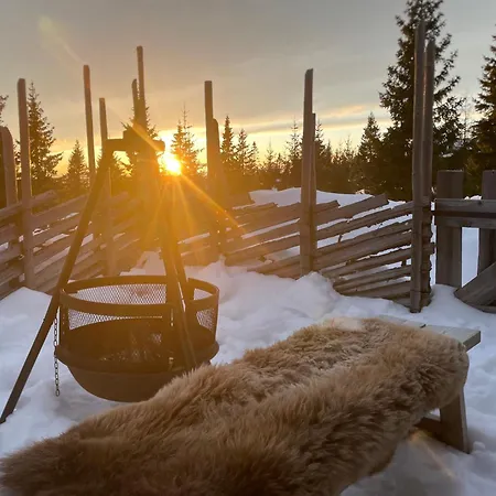 펜션 Modern Mountain In-out 2 Bathrooms Sjusjøen